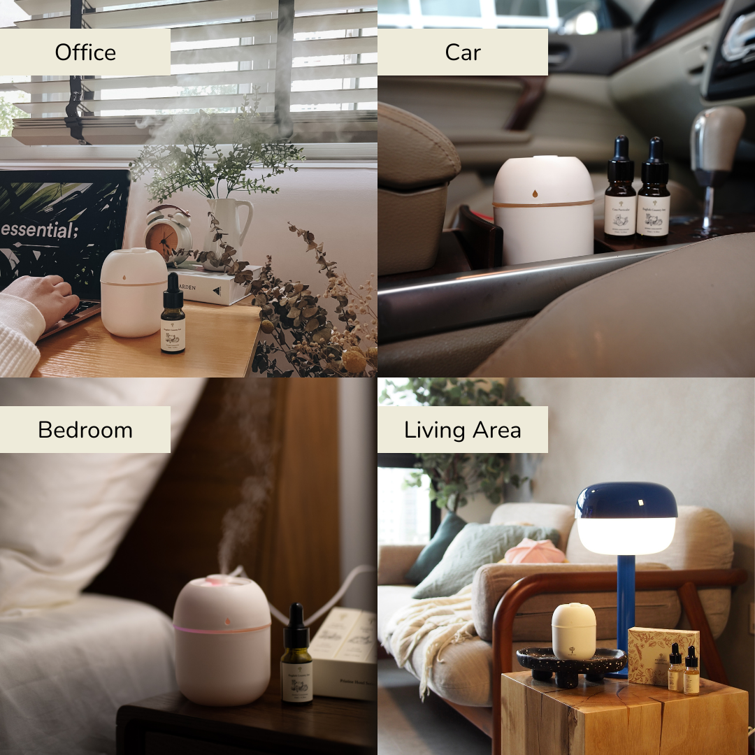 6-Pack Hotel Aroma Concentrate Set (Free Mist Diffuser)