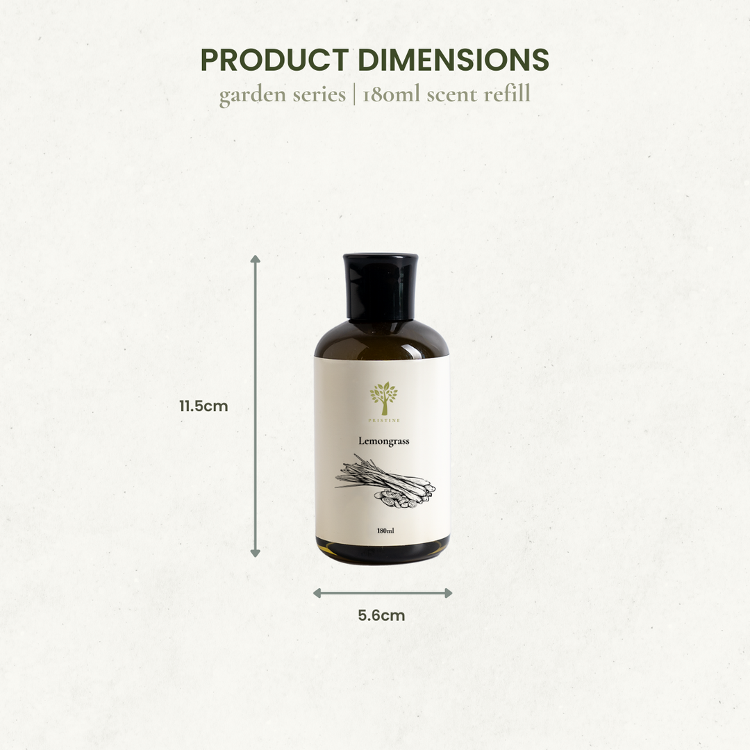 Lemongrass Refill - 180ml (Free Reed Sticks)