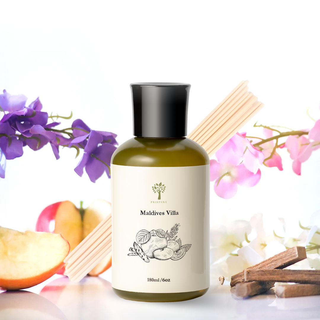 Maldives Villa Refill - 180ml (Free Reed Sticks)
