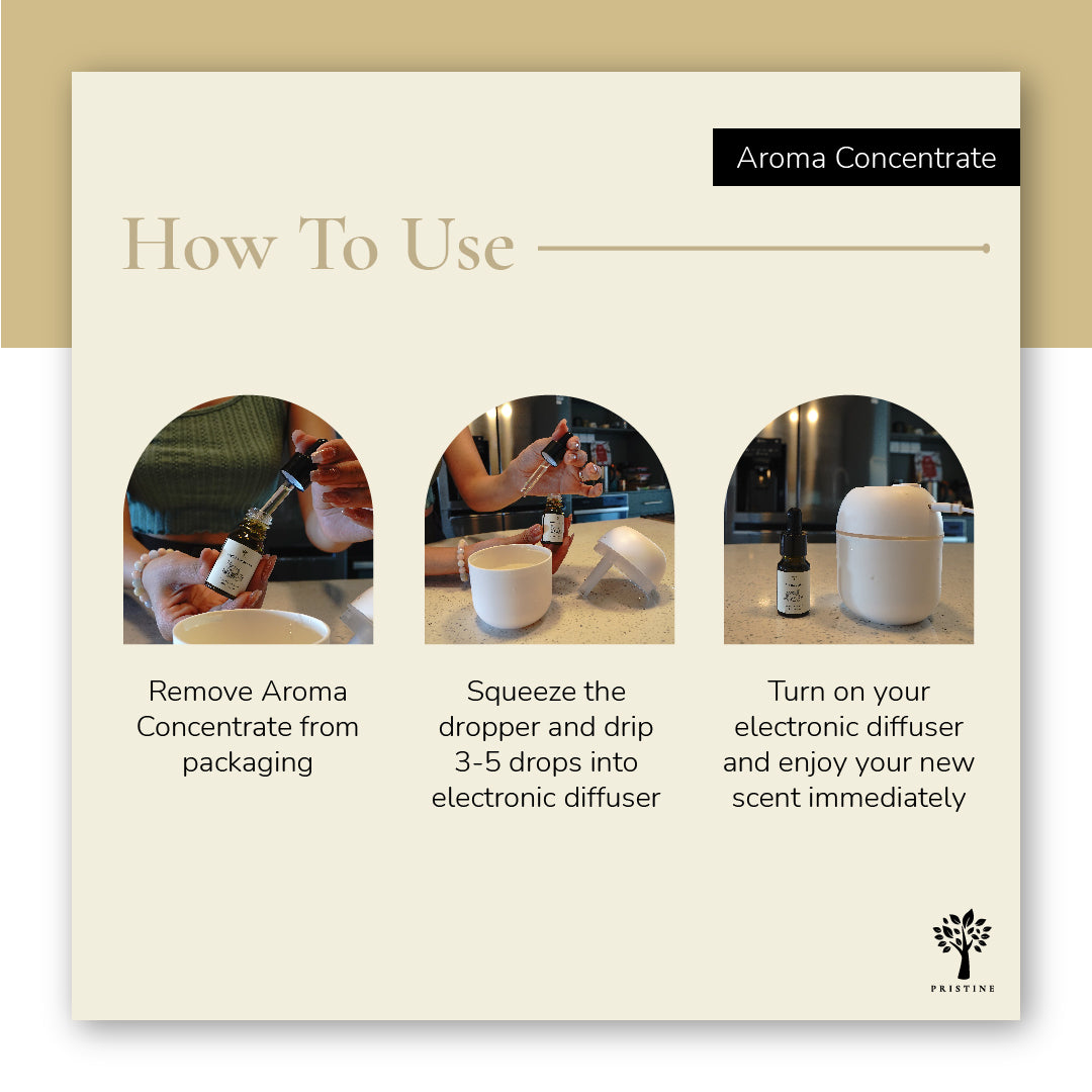 6-Pack Hotel Aroma Concentrate Set (Free Mist Diffuser)