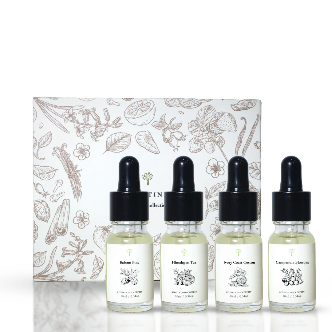 4-Pack Signature Aroma Concentrate Set (Free Humidifier)