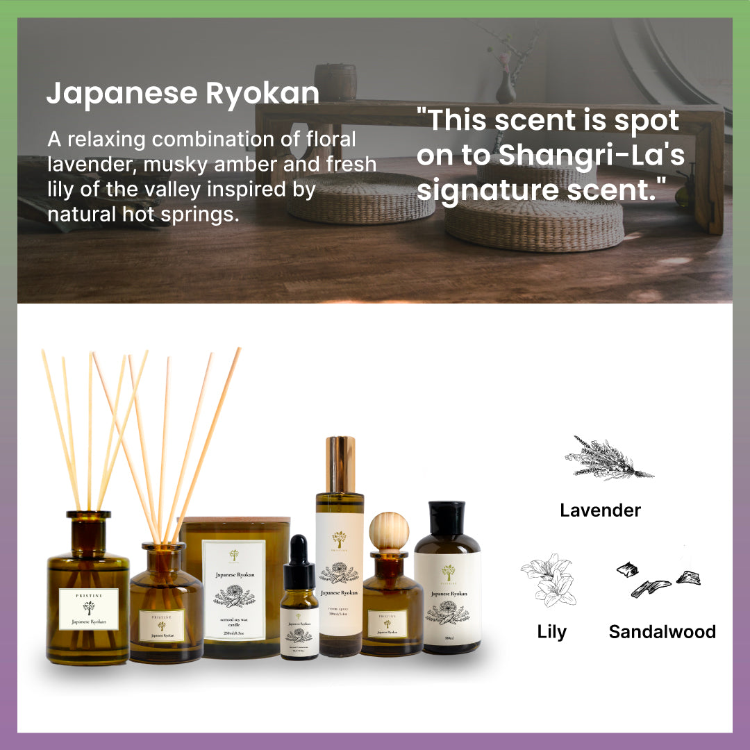 Japanese Ryokan (Shangri-La Hotel Scent) Reed Diffuser | Pristine SG