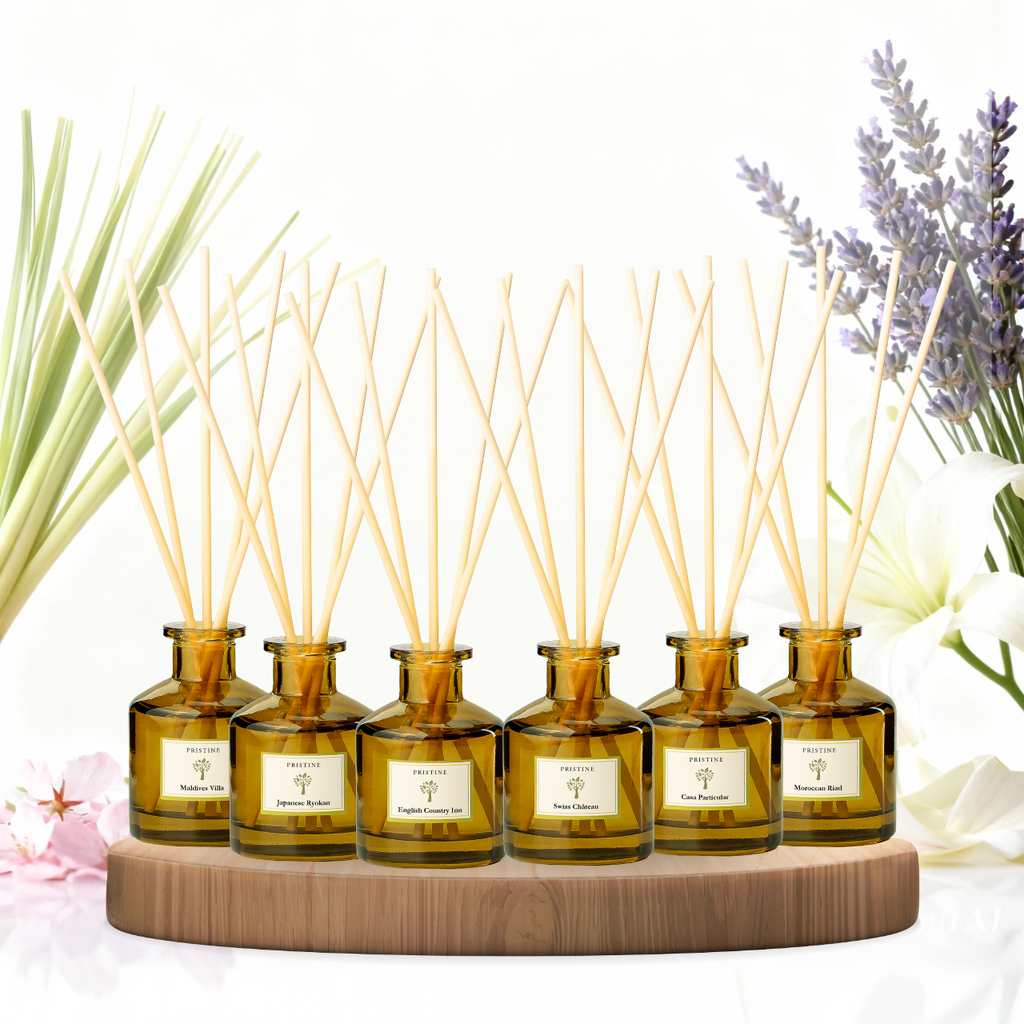6-Pack Hotel Scent Reed Diffuser Bundle (50ml) | Pristine SG