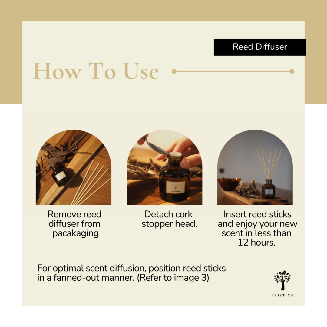 4-Pack Hotel Scent Reed Diffuser Bundle (180ml) | Pristine SG
