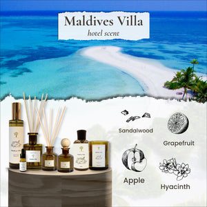 Maldives Villa Cotton-Wick Soy Candle - 250g