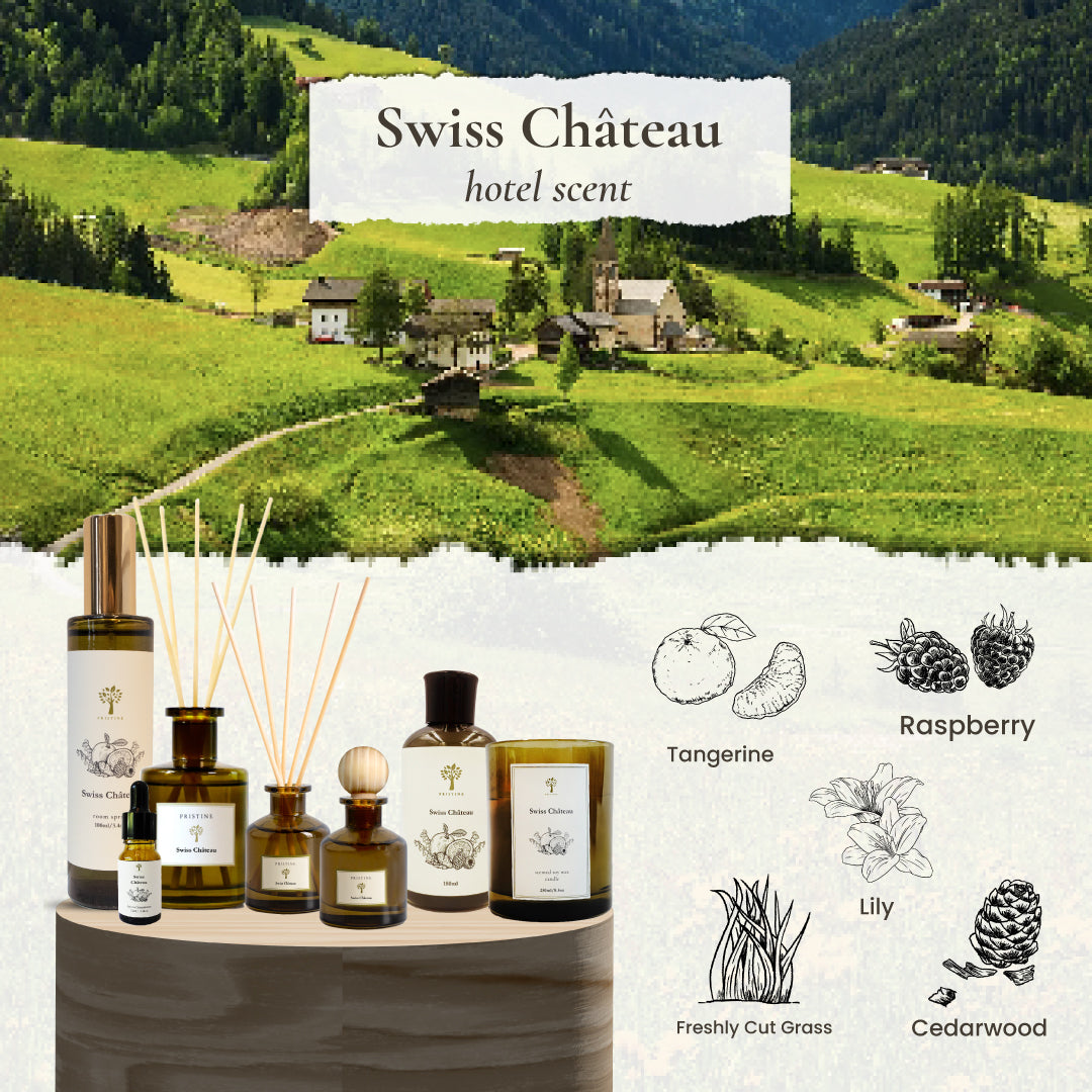 Swiss Château Refill - 180ml (Free Reed Sticks)