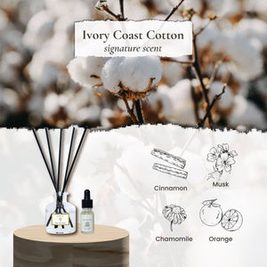 Ivory Coast Cotton Reed Diffuser