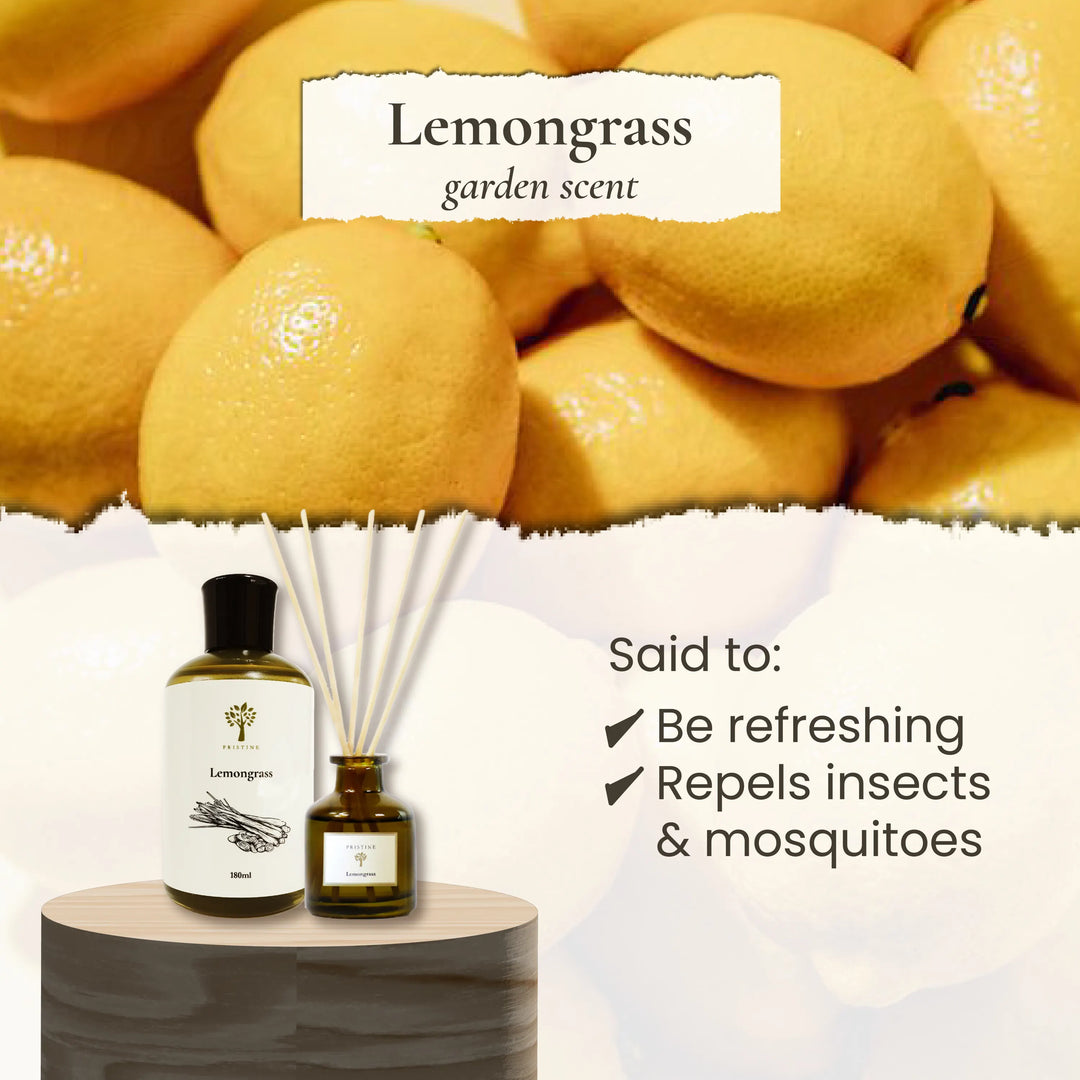 Lemongrass | How To Use Reed Diffuser