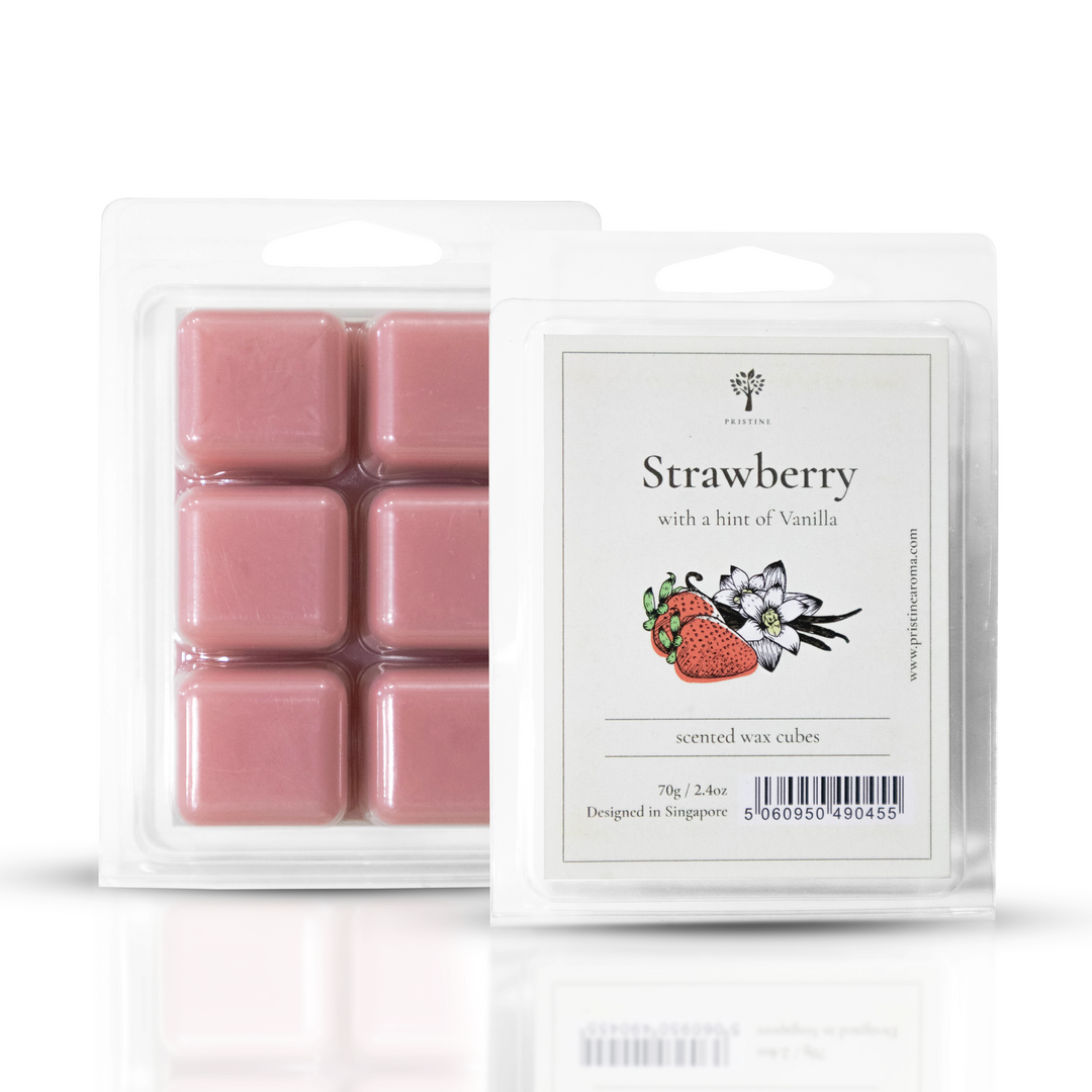 Strawberry & Vanilla Wax Cubes