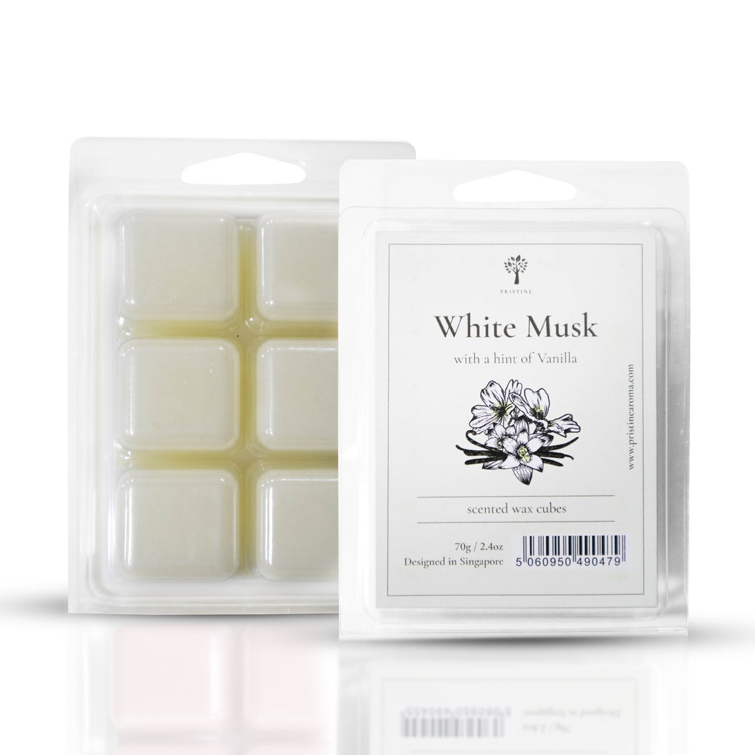 6pk Scented Wax Melts Sweet Jasmine - Set of 4 - White